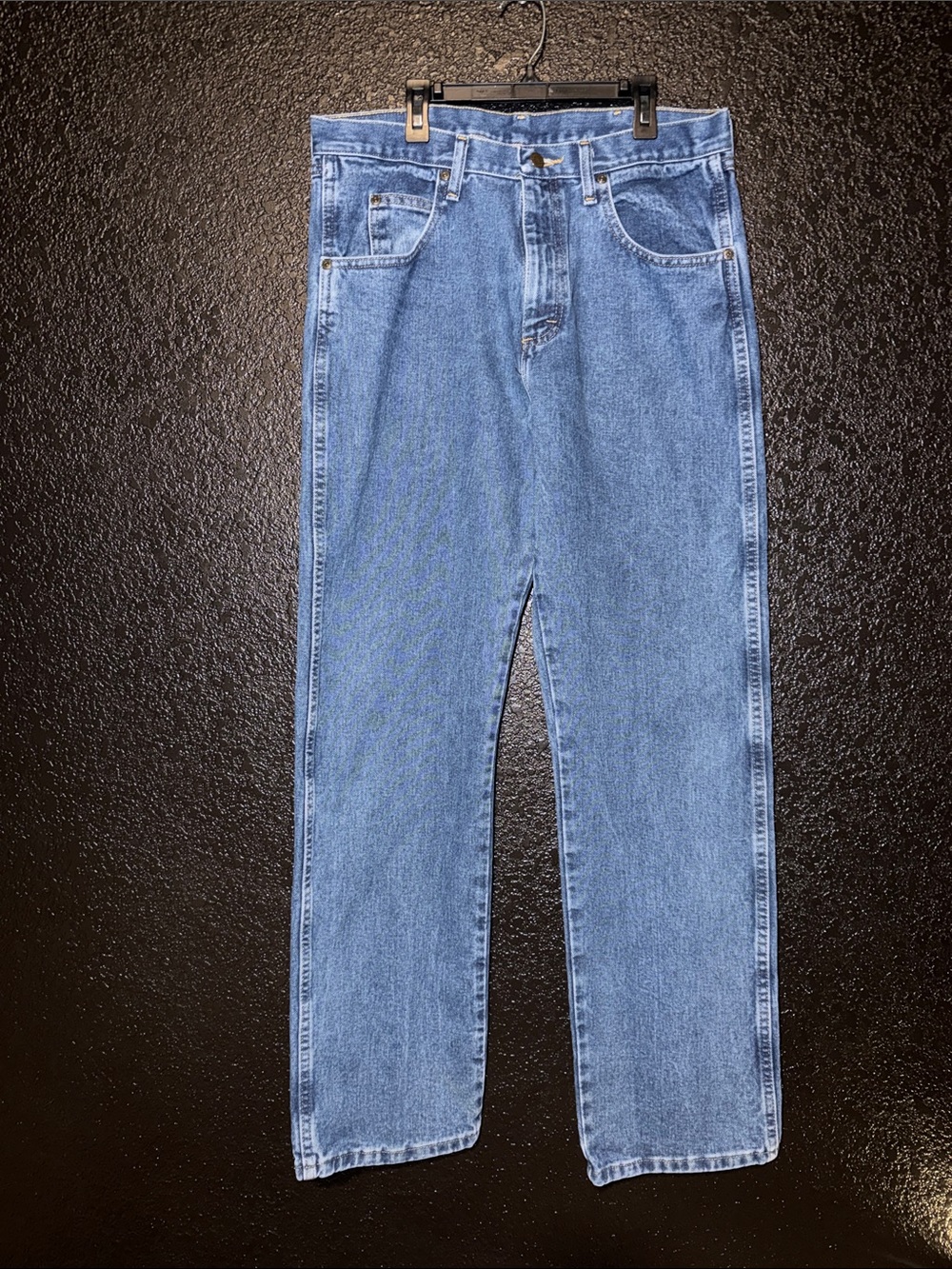 Wrangler Straight-Leg Indigo Blue Jeans